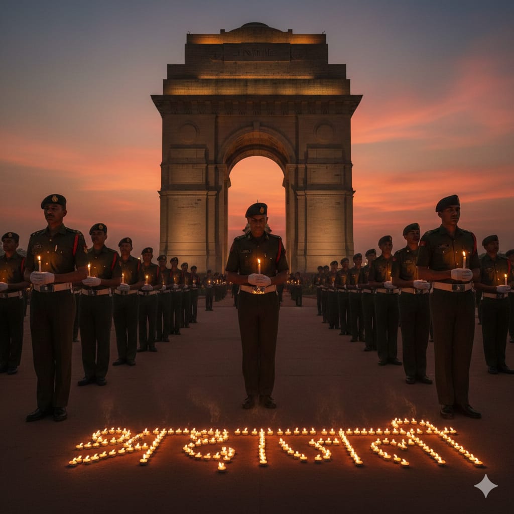 Pulwama attack 2019 tribute at India Gate