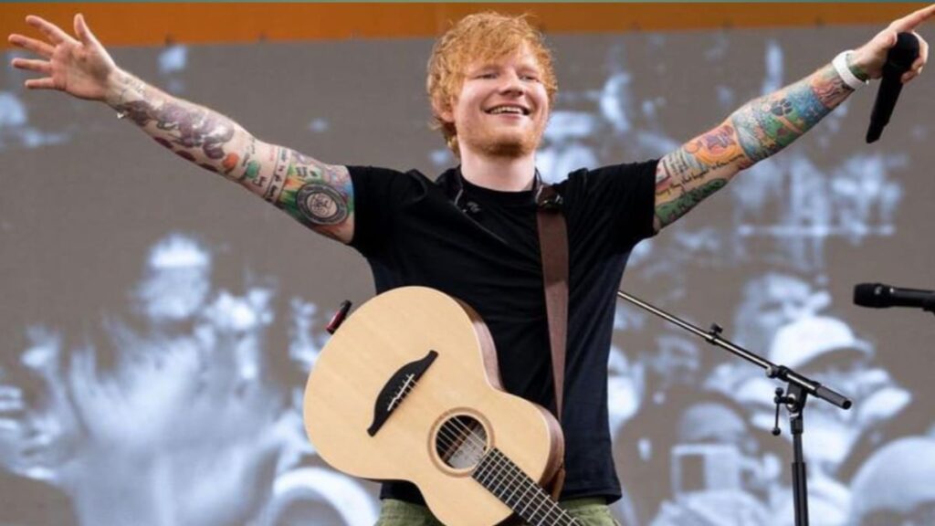 Ed Sheeran Birthday 2026 live concert performance with huge crowd