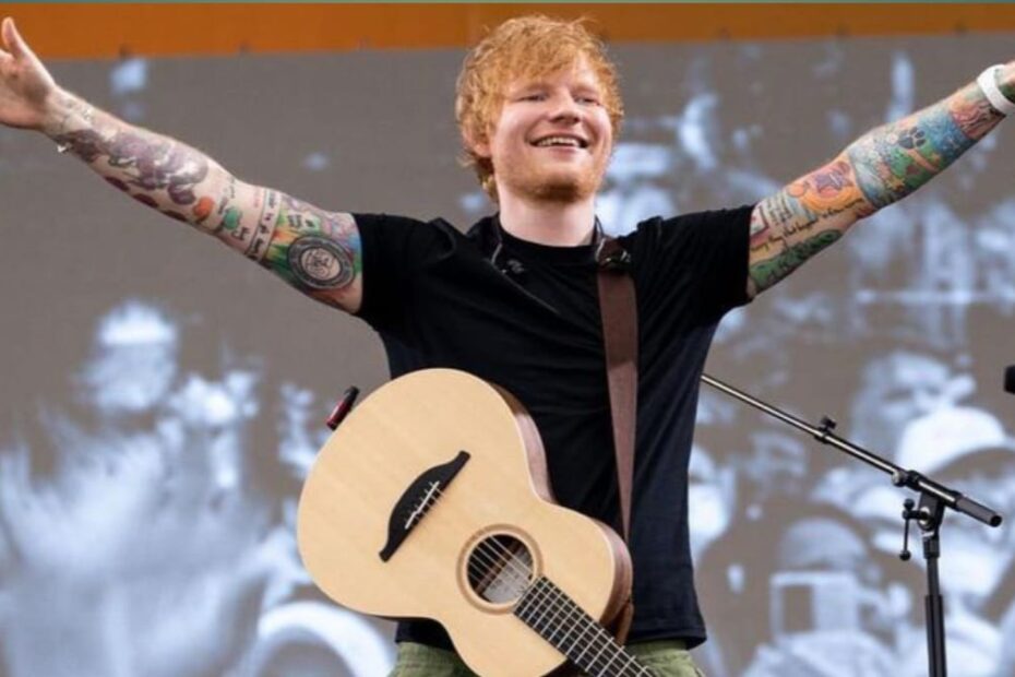 Ed Sheeran Birthday 2026 live concert performance with huge crowd